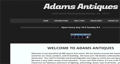 Desktop Screenshot of adamsantiques.com