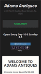 Mobile Screenshot of adamsantiques.com