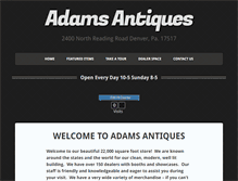 Tablet Screenshot of adamsantiques.com